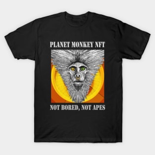 Planet Monkey Animals Not Bored Apes T-Shirt